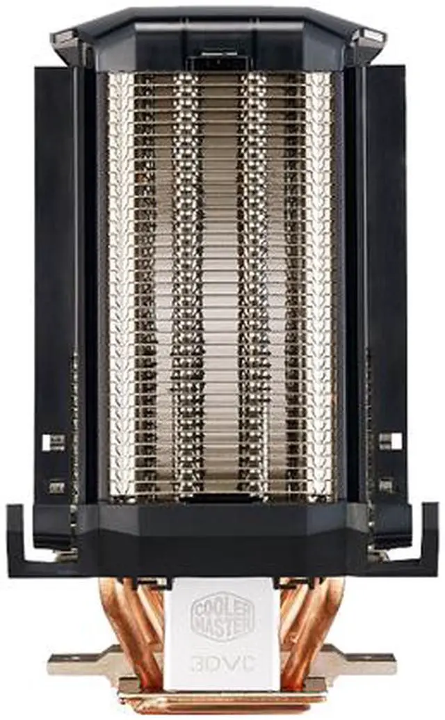 Alt view image 13 of 16 - Cooler Master MasterAir Maker 8 High-end CPU Air Cooler, 3D Vapor Chamber Base, 8 Heatpipes, Aluminum Fins, Dual Silencio FP120 Fans AMD/Intel LGA1200/1151/2066