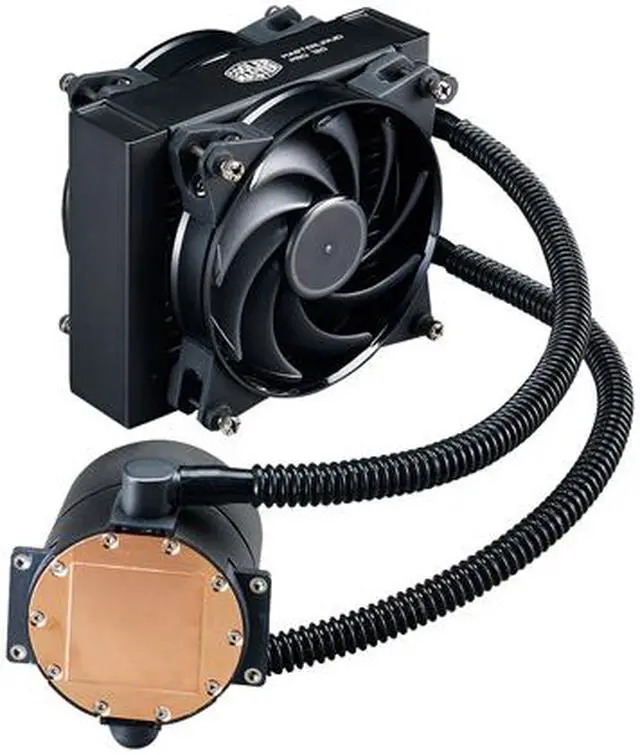 Alt view image 3 of 4 - MasterLiquid Pro 120 All-In-One (AIO) Liquid Cooler with FlowOp Technology, Dual Chamber Design and MasterFan Pro Radiator Fan by Cooler Master