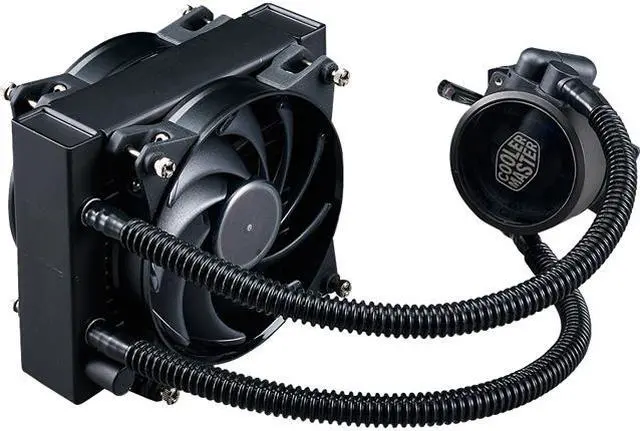 Main image of MasterLiquid Pro 120 All-In-One (AIO) Liquid Cooler with FlowOp Technology, Dual Chamber Design and MasterFan Pro Radiator Fan by Cooler Master