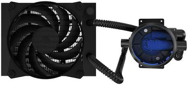 Alt view image 2 of 4 - MasterLiquid Pro 120 All-In-One (AIO) Liquid Cooler with FlowOp Technology, Dual Chamber Design and MasterFan Pro Radiator Fan by Cooler Master