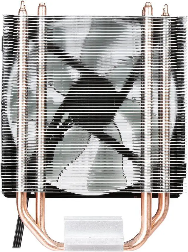 Alt view image 4 of 9 - Cooler Master Hyper 212 LED CPU Air Cooler, 4 CDC Heatpipes, 120mm PWM Fan, Quiet Spin Technology , Red LEDs for AMD Ryzen/Intel LGA1200/1151