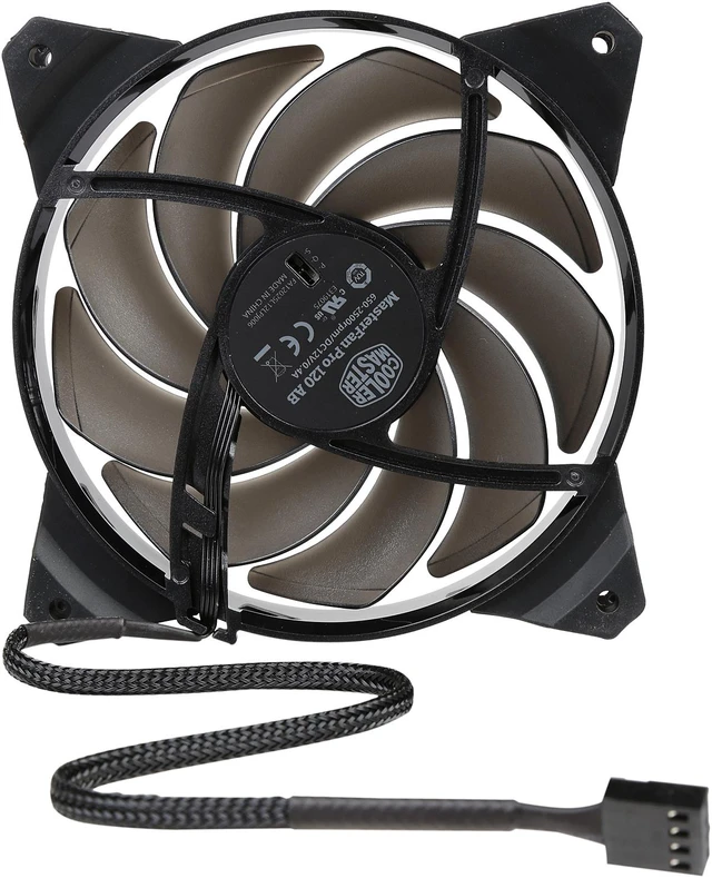 Alt view image 4 of 6 - MasterFan Pro 120 Air Balance with Hybrid Fan Blade, Speed Profiles, Exclusive Silent Driver, Rubber Mounting Inserts, and Jam Protection by Cooler Master