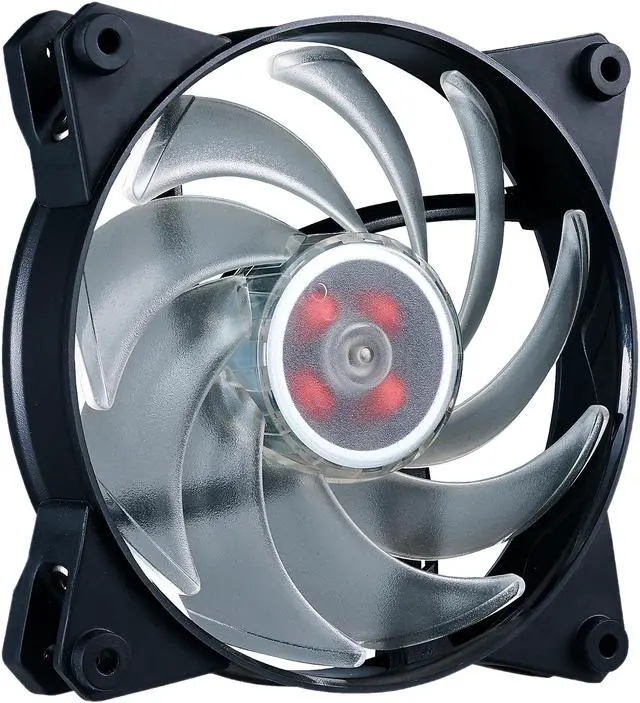 Alt view image 2 of 8 - MasterFan Pro 120 Air Balance RGB with Hybrid-Design Fan Blade, Speed Profiles, Jam Protection, and Customizable Color Options by Cooler Master