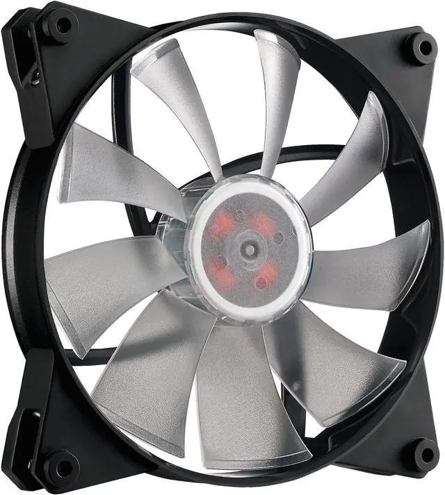 Main image of MasterFan Pro 140 Air Flow RGB with Jet-Inspired Fan Blade, Speed Profiles, Customizable Colors, and Noise Reduction Technology by Cooler Master
