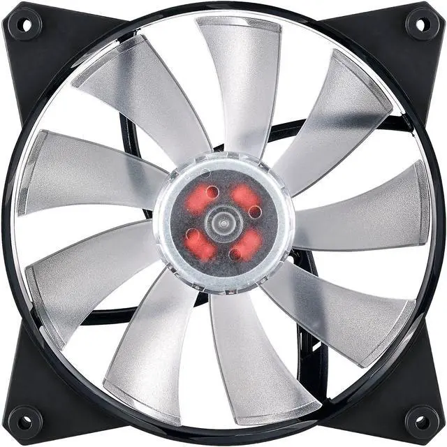 Alt view image 3 of 8 - MasterFan Pro 140 Air Flow RGB with Jet-Inspired Fan Blade, Speed Profiles, Customizable Colors, and Noise Reduction Technology by Cooler Master
