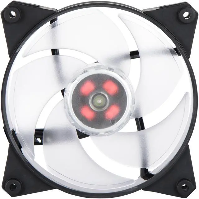 Alt view image 2 of 6 - MasterFan Pro 120 mm Air Pressure RGB Fan, 3 in 1 with RGB LED Controller. MFY-P2DC-153PC-R1.