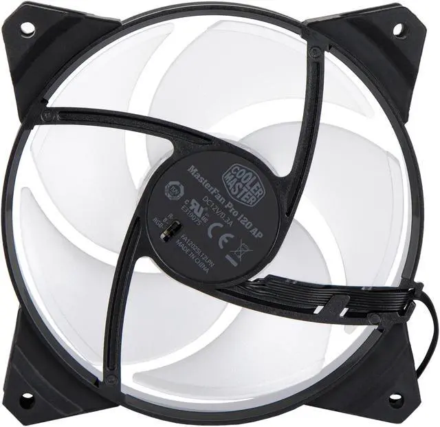 Alt view image 3 of 6 - MasterFan Pro 120 mm Air Pressure RGB Fan, 3 in 1 with RGB LED Controller. MFY-P2DC-153PC-R1.