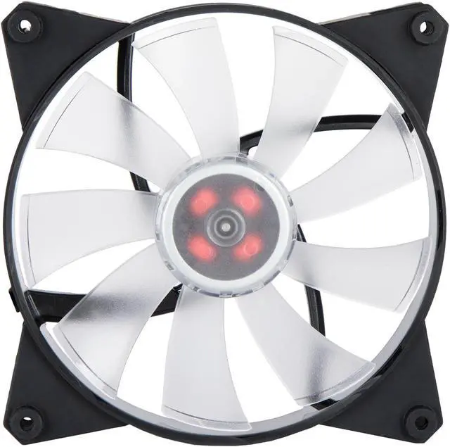 Alt view image 2 of 6 - Cooler Master MasterFan Pro 140 mm Air Flow RGB Fan, 3 in 1 with RGB LED Controller. MFY-F4DC-083PC-R1.