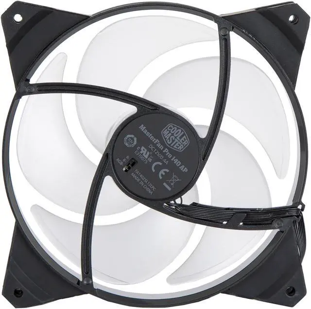 Alt view image 3 of 6 - Cooler Master MasterFan Pro 140 mm Air Pressure RGB Fan, 3 in 1 with RGB LED Controller. MFY-P4DC-153PC-R1.