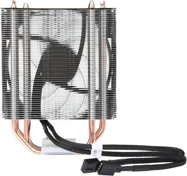 Alt view image 6 of 10 - Cooler Master MasterAir MA410P RGB CPU Air Cooler, 4 CDC Heatpipes, 120mm RGB MasterFan
