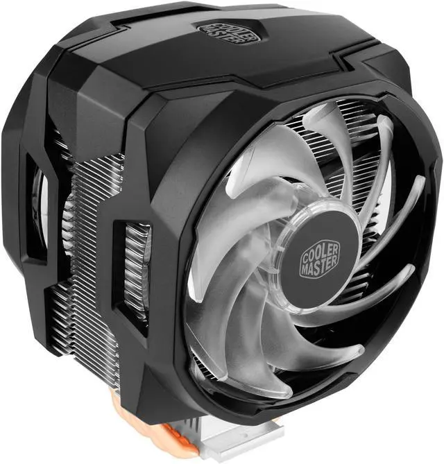 Alt view image 6 of 10 - Cooler Master MA610P RGB CPU Air Cooler, 6 CDC Heatpipes, Dual 120mm RGB MasterFan