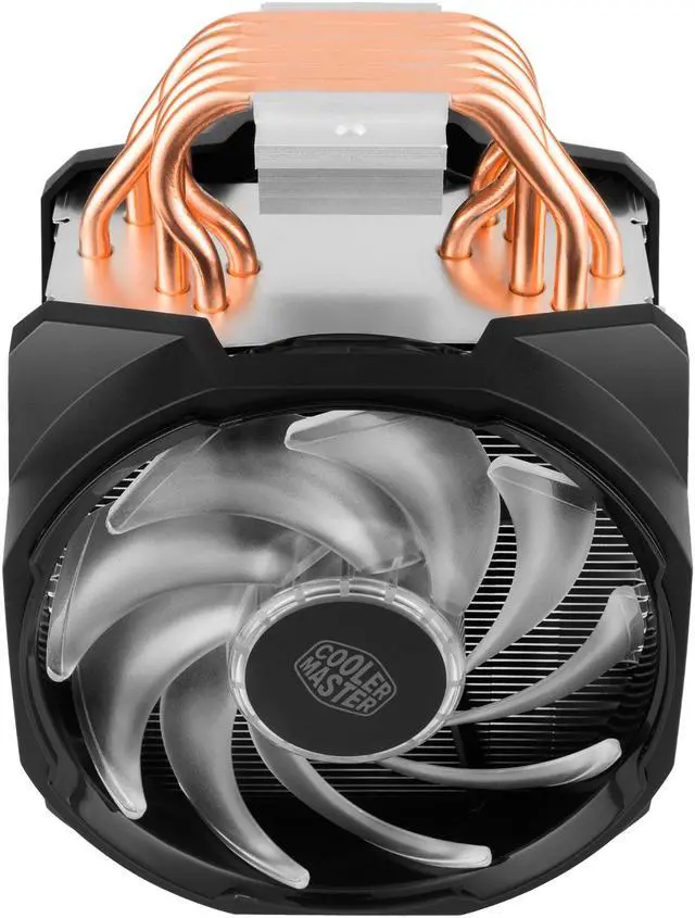 Alt view image 9 of 10 - Cooler Master MA610P RGB CPU Air Cooler, 6 CDC Heatpipes, Dual 120mm RGB MasterFan