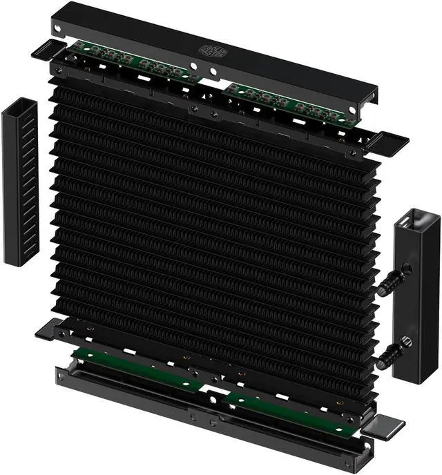 Alt view image 6 of 9 - Cooler Master MasterLiquid ML120R ARGB Close-Loop AIO CPU Liquid Cooler, 120 Radiator, Dual Chamber Pump, Addressable RGB Lighting , MF120R Fans for AMD Ryzen/Intel LGA1200/1151 LGA 1700 Compatible