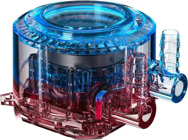 Alt view image 7 of 9 - Cooler Master MasterLiquid ML120R ARGB Close-Loop AIO CPU Liquid Cooler, 120 Radiator, Dual Chamber Pump, Addressable RGB Lighting , MF120R Fans for AMD Ryzen/Intel LGA1200/1151 LGA 1700 Compatible