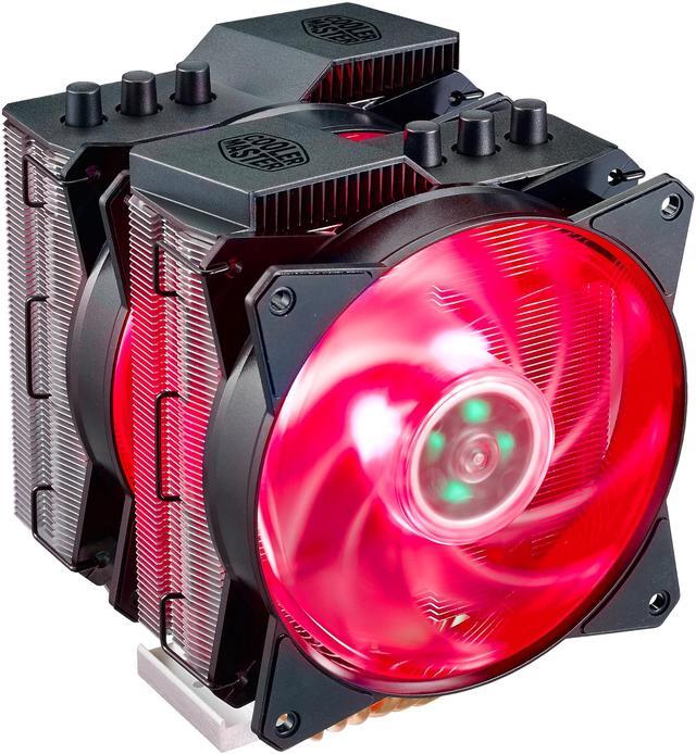 Alt view image 18 of 20 - Cooler Master MA620P Twin Tower RGB CPU Air Cooler, 6 CDC Heatpipes, Dual 120mm RGB MasterFan
