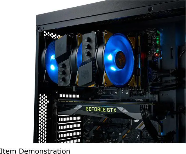 Alt view image 10 of 12 - Cooler Master MasterAir MA620P TUF Gaming Alliance Edition Dual-Tower RGB CPU Air Cooler 6 Heatpipes, Dual MasterFan MF120R 120mm RGB Fans