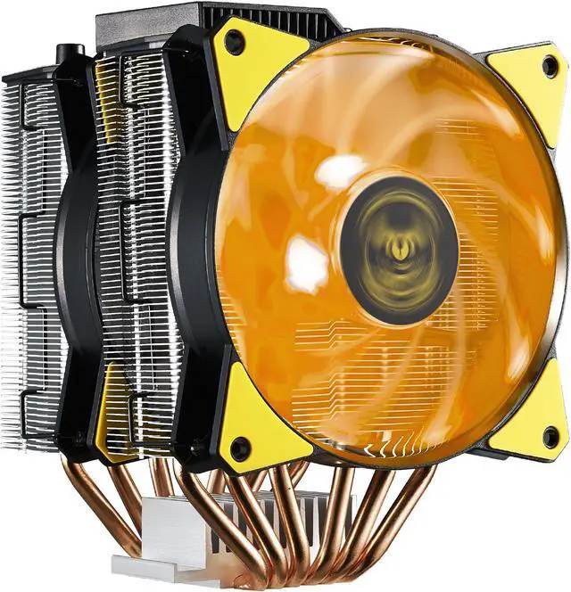Main image of Cooler Master MasterAir MA620P TUF Gaming Alliance Edition Dual-Tower RGB CPU Air Cooler 6 Heatpipes, Dual MasterFan MF120R 120mm RGB Fans