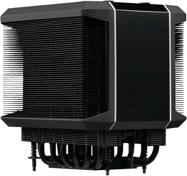 Alt view image 6 of 10 - Cooler Master AMD Wraith Ripper ThreadRipper TR4 High Performance CPU Air Cooler, Addressable RGB Threadripper logo's display, 7 Heat Pipes, Dual Tower Heatsink, Wraith Armor Air-Guide