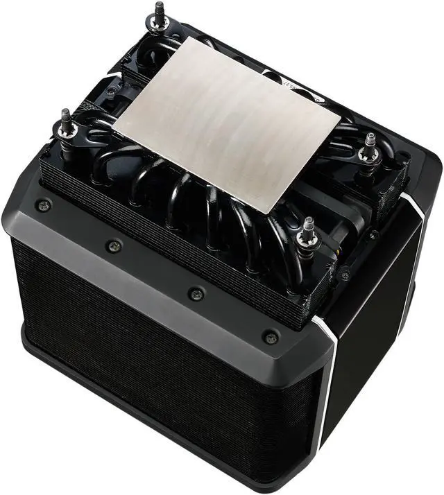 Alt view image 8 of 10 - Cooler Master AMD Wraith Ripper ThreadRipper TR4 High Performance CPU Air Cooler, Addressable RGB Threadripper logo's display, 7 Heat Pipes, Dual Tower Heatsink, Wraith Armor Air-Guide