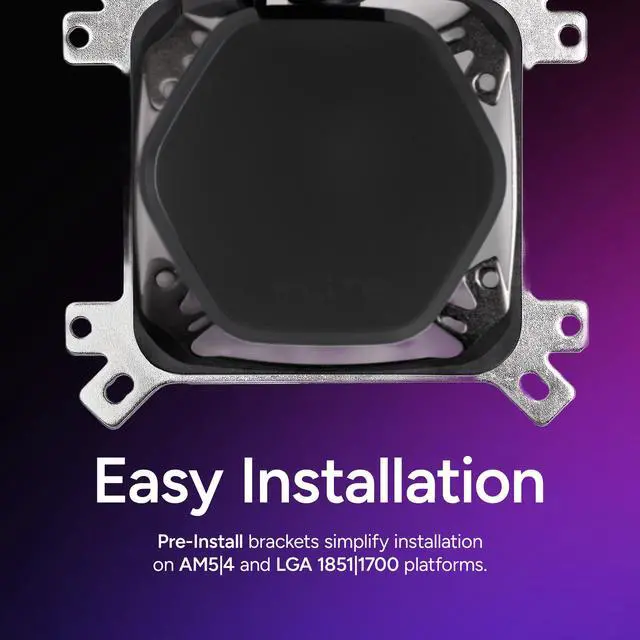 Alt view image 4 of 12 - COOLER MASTER 360 Elite Liquid CPU Liquid Cooler, Dual-Chamber Pump, Customizable aRGB Lighting, Maintenance-Free, Easy Install, AMD Ryzen 9 AM5|4, Intel Ultra i9 LGA 1851|1700 Design (MLX-D36M-A20PC)