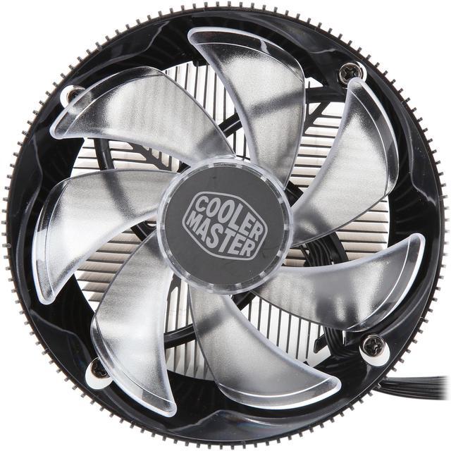 Alt view image 4 of 7 - Cooler Master i71C RGB for Intel CPU Air Cooler, Anodized Black Aluminum Fins, Copper Insert, MF120 RGB Fan, RGB Lighting for Intel LGA1200/1151