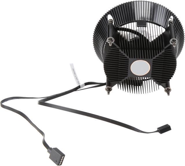 Alt view image 6 of 7 - Cooler Master i71C RGB for Intel CPU Air Cooler, Anodized Black Aluminum Fins, Copper Insert, MF120 RGB Fan, RGB Lighting for Intel LGA1200/1151