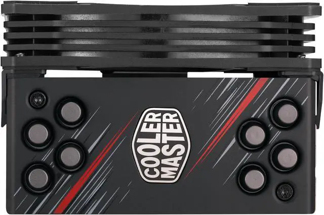 Alt view image 4 of 7 - Cooler Master Hyper 212 RGB Phatom Gaming Edition CPU Air Cooler, 4 Direct Contact Heatpipes, 120mm RGB Fan