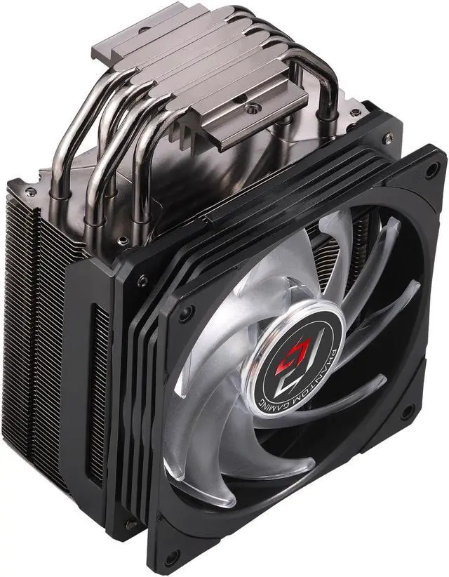Alt view image 5 of 7 - Cooler Master Hyper 212 RGB Phatom Gaming Edition CPU Air Cooler, 4 Direct Contact Heatpipes, 120mm RGB Fan