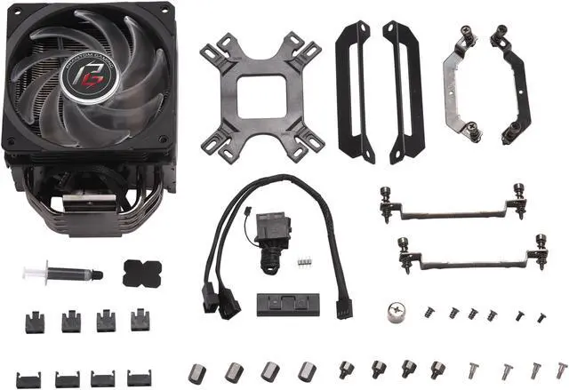 Alt view image 6 of 7 - Cooler Master Hyper 212 RGB Phatom Gaming Edition CPU Air Cooler, 4 Direct Contact Heatpipes, 120mm RGB Fan