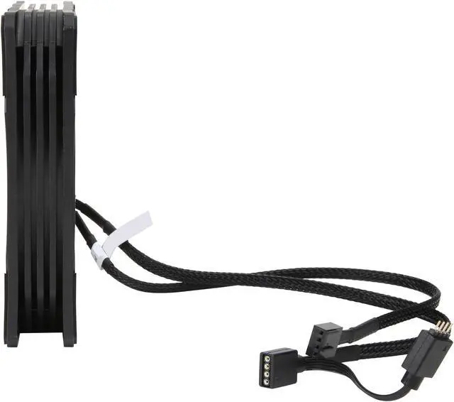 Alt view image 9 of 10 - Cooler Master MasterFan SF120R RGB 120mm Square Frame Fan w/ RGB LEDS, Hybrid Blade Design, Cable Management and PWM Control Fan