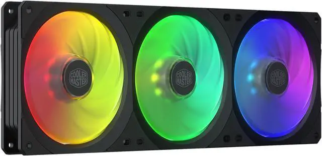 Alt view image 2 of 11 - Cooler Master MasterFan SF360R ARGB 360mm Square Frame Fan