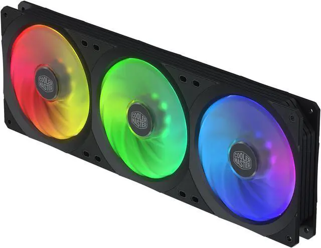 Alt view image 3 of 11 - Cooler Master MasterFan SF360R ARGB 360mm Square Frame Fan