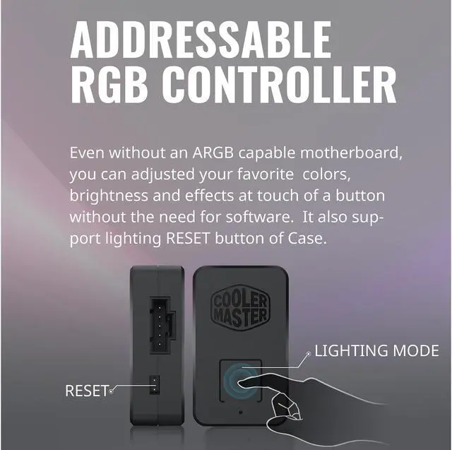 Alt view image 9 of 11 - Cooler Master MasterFan SF360R ARGB 360mm Square Frame Fan