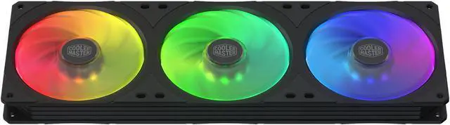 Alt view image 4 of 11 - Cooler Master MasterFan SF360R ARGB 360mm Square Frame Fan