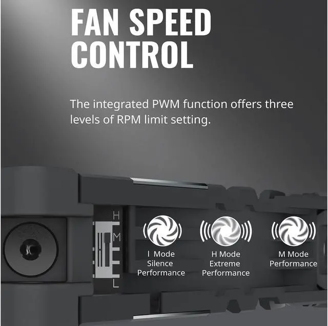Alt view image 6 of 14 - Cooler Master MasterFan SF120M Performance PWM Fan w/ Patented Damping Frame Design Technology, Inter-Connecting Fan Blade, and Anti-Vibration Motor for a Silent Performing Case, CPU Cooler and Liquid Cooler Fan
