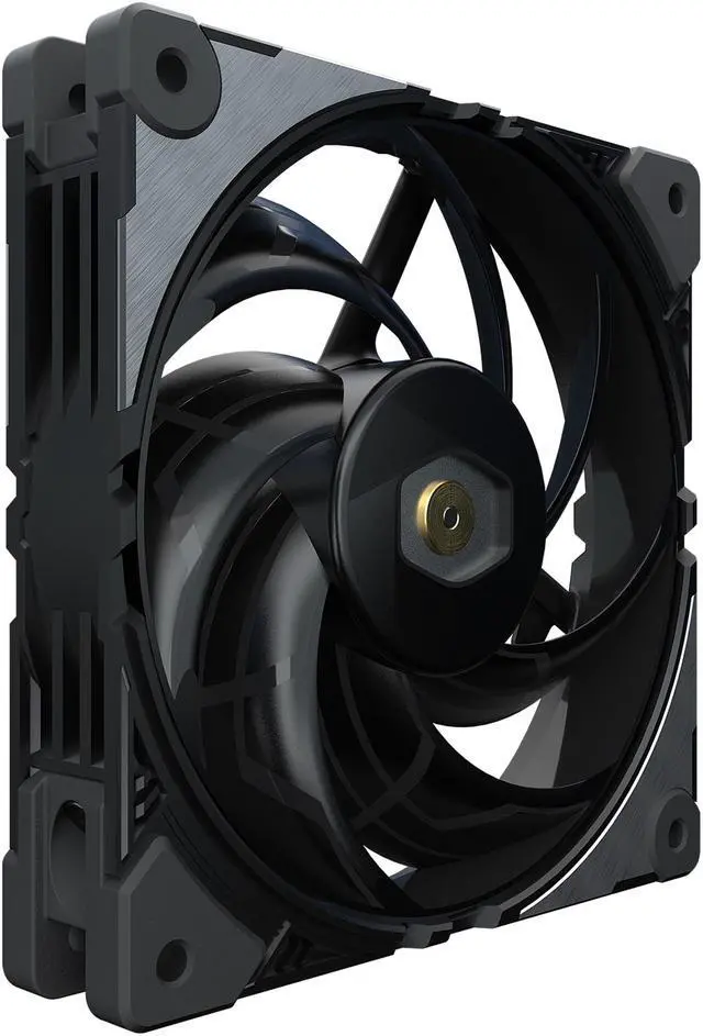 Alt view image 3 of 14 - Cooler Master MasterFan SF120M Performance PWM Fan w/ Patented Damping Frame Design Technology, Inter-Connecting Fan Blade, and Anti-Vibration Motor for a Silent Performing Case, CPU Cooler and Liquid Cooler Fan