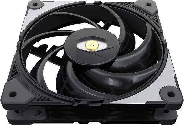 Alt view image 4 of 14 - Cooler Master MasterFan SF120M Performance PWM Fan w/ Patented Damping Frame Design Technology, Inter-Connecting Fan Blade, and Anti-Vibration Motor for a Silent Performing Case, CPU Cooler and Liquid Cooler Fan