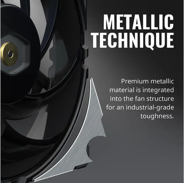 Alt view image 11 of 14 - Cooler Master MasterFan SF120M Performance PWM Fan w/ Patented Damping Frame Design Technology, Inter-Connecting Fan Blade, and Anti-Vibration Motor for a Silent Performing Case, CPU Cooler and Liquid Cooler Fan