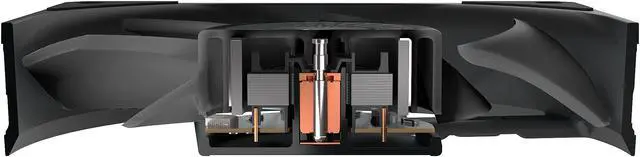 Alt view image 4 of 4 - Cooler Master SickleFlow 92 All-Black Square Frame Fan with  Air Balance Curve Blade Design, Sealed Bearing, PWM Control for Computer Case & Air Coolers