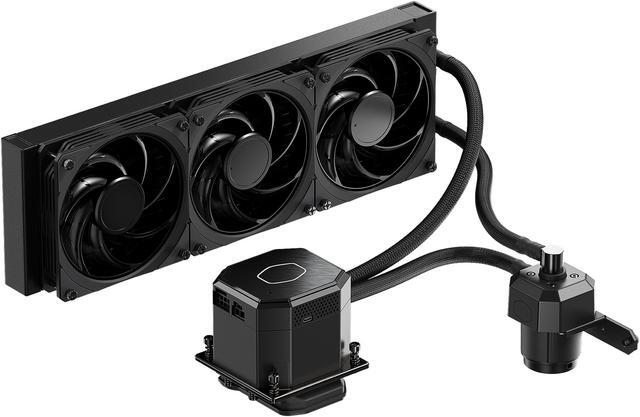 Alt view image 3 of 15 - CoolerMaster MasterLiquid ML360 SUB-ZERO, Thermoelectric Cooling (TEC) AIO CPU Liquid Cooler Powered by Intel Cryo Cooling Technology, 2nd Generation Pump, 360 Radiator for Intel LGA 1200