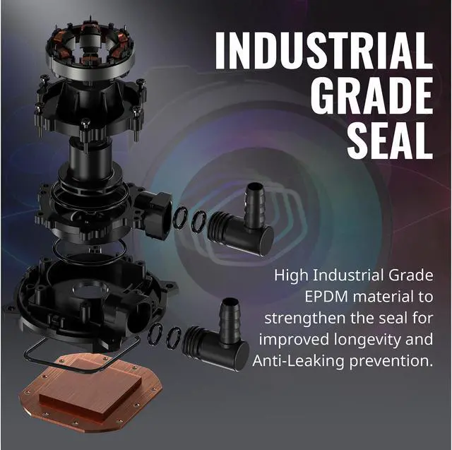 Alt view image 13 of 20 - MasterLiquid ML240 Mirror ARGB Close-Loop AIO CPU Liquid Cooler, Mirror ARGB Pump, 240 Radiator, Dual SickleFlow 120mm, 3rd Gen Dual Chamber Pump for AMD Ryzen/Intel 1200, 1151, LGA 1700 Compatible