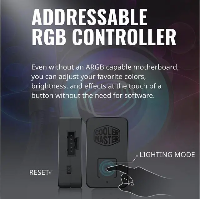 Alt view image 14 of 20 - MasterLiquid ML240 Mirror ARGB Close-Loop AIO CPU Liquid Cooler, Mirror ARGB Pump, 240 Radiator, Dual SickleFlow 120mm, 3rd Gen Dual Chamber Pump for AMD Ryzen/Intel 1200, 1151, LGA 1700 Compatible