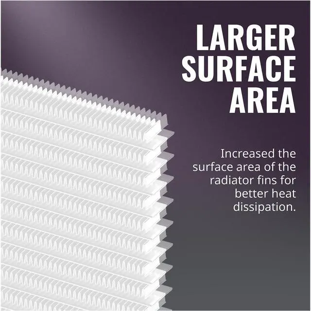 Alt view image 7 of 10 - Cooler Master MasterLiquid ML240L V2 RGB White Edition, Close-Loop AIO CPU Liquid Cooler, 3rd Gen Dual Chamber Pump, Dual SickleFlow 120mm for AMD Ryzen/Intel 1200/1151 LGA 1700 Compatible