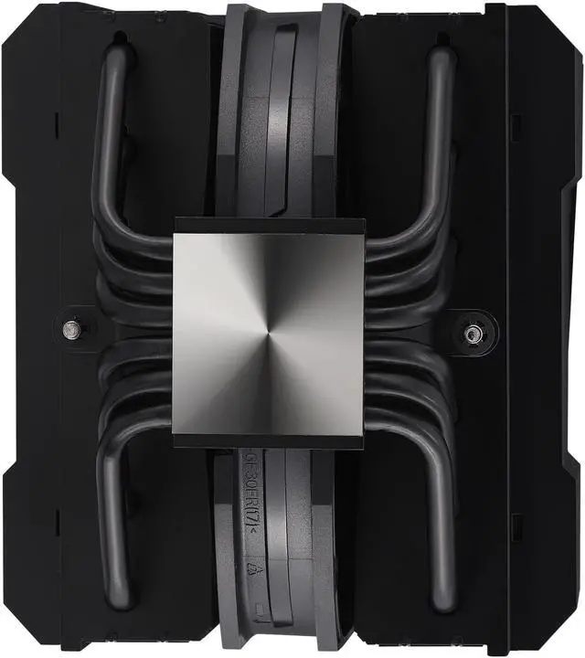 Alt view image 8 of 15 - Cooler Master MasterAir MA624 Stealth CPU Air Cooler, 6 Heat Pipes, Nickel Plated Base, Dual Tower Aluminum Black Fins, Dual SickleFlow 140mm Fans for AMD Ryzen/Intel 1200/1151 LGA 1700 Compatible