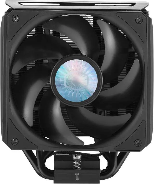 Alt view image 4 of 15 - Cooler Master MasterAir MA612 Stealth CPU Air Cooler, 6 Heat Pipes, Nickel Plated Base, Aluminum Black Fins, Push-Pull, Dual SickleFlow Fans for AMD Ryzen/Intel 1200/1151 LGA 1700 Compatible