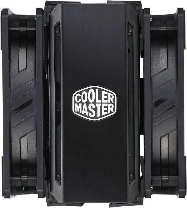 Alt view image 6 of 16 - Cooler Master MasterAir MA612 Stealth ARGB CPU Air Cooler, 6 Heat Pipes, Nickel Plated Base, Aluminum Black Fins, Push-Pull, Dual SickleFlow Fans for AMD Ryzen/Intel 1200/1151 LGA 1700 Compatible