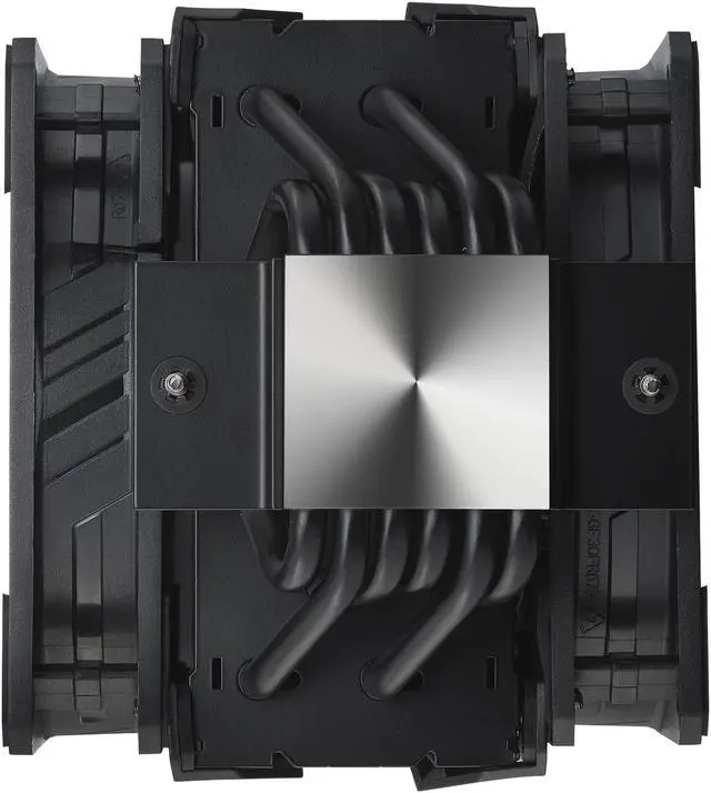 Alt view image 7 of 16 - Cooler Master MasterAir MA612 Stealth ARGB CPU Air Cooler, 6 Heat Pipes, Nickel Plated Base, Aluminum Black Fins, Push-Pull, Dual SickleFlow Fans for AMD Ryzen/Intel 1200/1151 LGA 1700 Compatible
