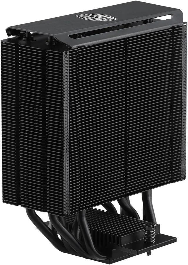 Alt view image 9 of 16 - Cooler Master MasterAir MA612 Stealth ARGB CPU Air Cooler, 6 Heat Pipes, Nickel Plated Base, Aluminum Black Fins, Push-Pull, Dual SickleFlow Fans for AMD Ryzen/Intel 1200/1151 LGA 1700 Compatible