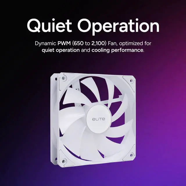 Alt view image 3 of 12 - Cooler Master 240 Elite Liquid White CPU Liquid Cooler, Dual-Chamber Pump, Customizable aRGB Lighting, Maintenance-Free, Easy Install, AMD Ryzen 9 AM5|4, Intel Ultra i7 LGA 1851|1700 Design by Cooler Master