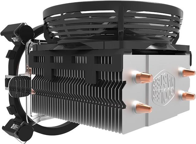 Alt view image 2 of 13 - Cooler Master Hyper T20 Compact CPU Air Cooler with 2 Copper Heat Pipes. 95mmFan, Direct Contact Technology for AMD Ryzen/Intel LGA1200/1151